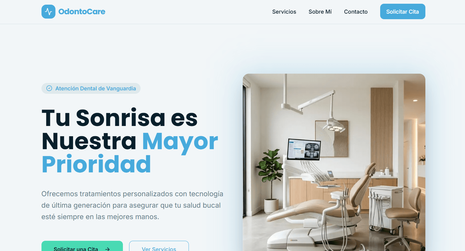 OdontoCare - Landing Page para Clínica Dental