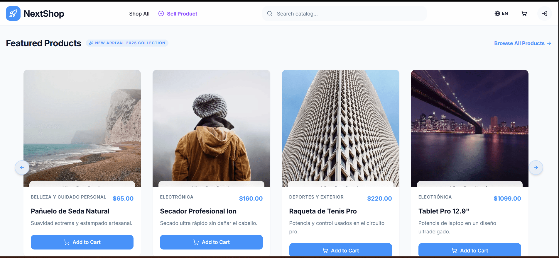 NextShop - E-commerce
